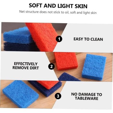 12Pièces à Récurer Épurateur De Cuisine Torchon Microfibre Laver La Vaisselle Laveur De Vaisselle De Nettoyage Laveur Électrique。 (1/4)