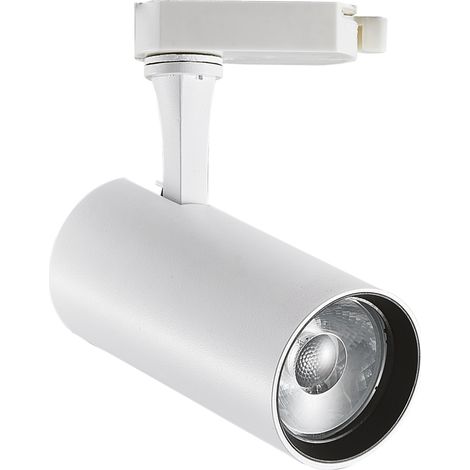 Illuminazione A Binario Contemporaneo Fox Alluminio Bianco Led 25W 4000K Ip20