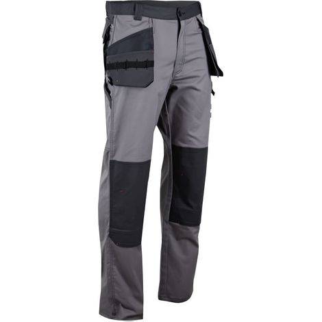Pantaloni da lavoro allungati flusso di LMA PEGASE Grigio acciaio 46