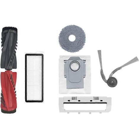 Filtre pour aspirateur brosse pour aspirateur Filtre de brosse pour aspirateur filtre de Roborock Qrevo C/Qrevo 5AE/Qrevo EdgeC Robot Aspirateur Accessoires Main Brosse Sac à poussière Side Brosse Ser (1/5)