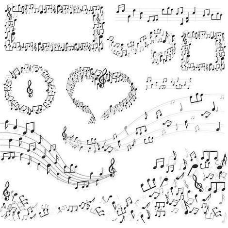 Silikonstempel mit Musiknoten für DIY-Scrapbooking und Kartenherstellung
