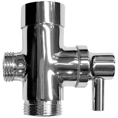 Inverseur de colonne de douche F3/4"-M1/2" xM3/4", chromé (1/2)