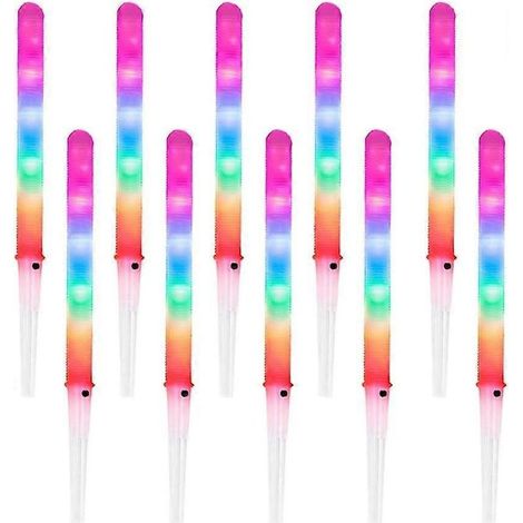 Bâtonnets de barbe à papa lumineux à LED, cônes de barbe à papa réutilisables et colorés, compatibles avec toutes les machines à barbe à papa.