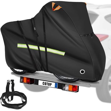 Housse de protection pour vélo de camping-car, housse de transport de vélo 600D imperméable, housse de vélo Oxford robuste pour porte-vélos arrière (1/5)