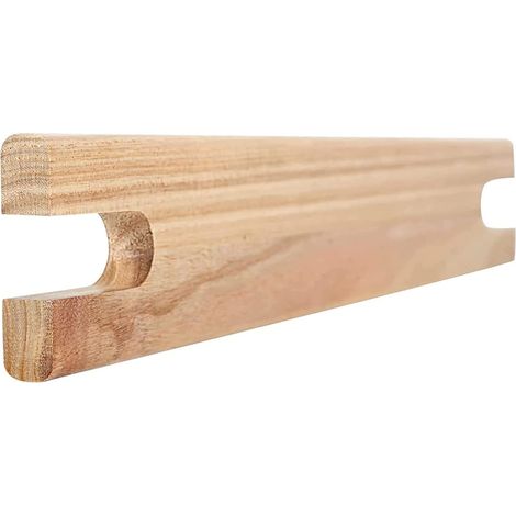 Repose-pieds réglable antidérapant en pin naturel en bois pour chaise haute pour bébés (1/5)