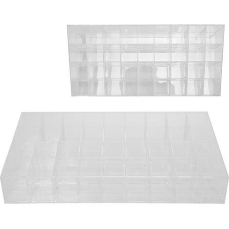 Acryl-Aufbewahrungsbox für Lippenstifte, Make-up-Organizer, transparente Kosmetikvitrine (1/5)