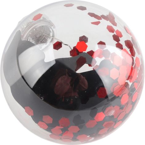 Décorations de Noël 2023 : Boules transparentes à suspendre, style 1 (1/5)