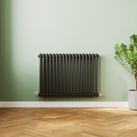 ELEGANT 2600 x 830 x 70mm 2 Column Radiator Central Heating Radiator Horizontal Rad Black Radiator Central Heating (1/5)