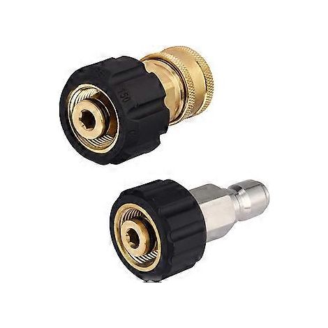 Schlauchadapter-Set für Hochdruckreiniger, M22 auf 3/8 Schnellanschluss