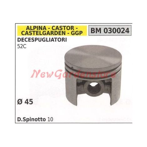 Pistone per decespugliatore 52 C  Ø 45mm GGP 030024