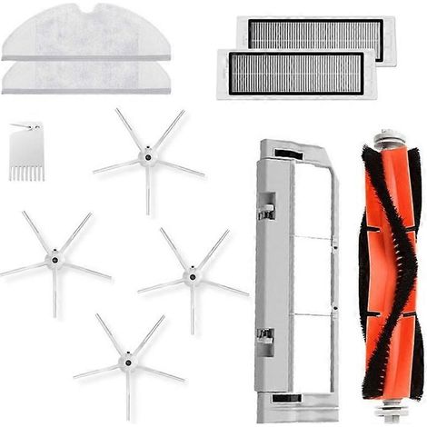 Accessoires et pièces détachées pour Roborock S50 S51 S55 S5 S6 : filtre HEPA lavable, brosse principale, brosses latérales