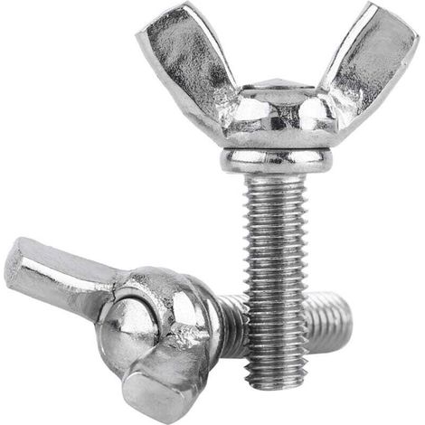 Vis papillon en acier inoxydable 304 DIN 316 – Lot de 5 vis M6 × 12 mm, résistantes à la corrosion (1/4)