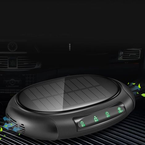 Purificateur d'air de voiture, alimentation solaire, diffuseur de parfum d'aromathérapie portable, universel pour SUV (1/5)