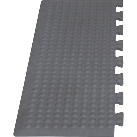 Miltex, Tapis anti-fatigue Yoga Flex Basic, gris, L x l 300 x (1/4)