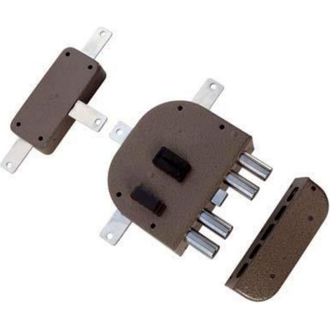 Serratura legno applicare 2350 plus cr entrata 60 mm ( destra/sinistra ) verso sinistra