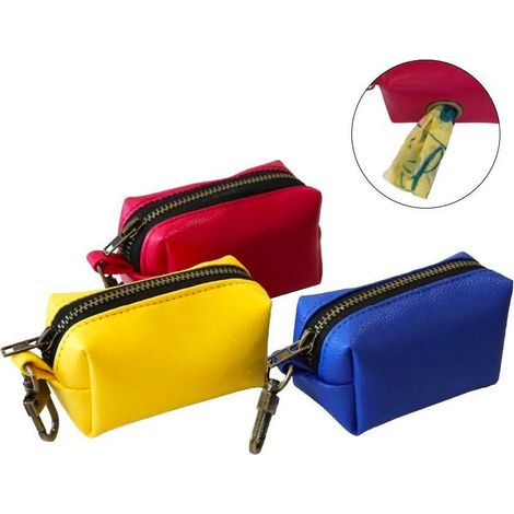 Set 3 pezzi Minibag Trendy colori assortiti 8x4cm