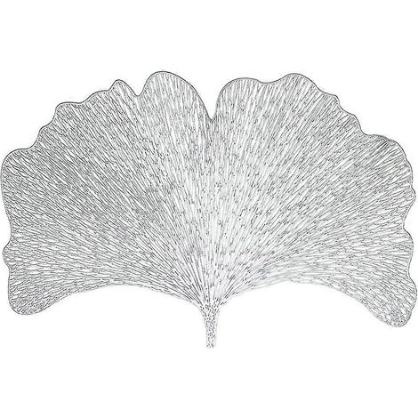2026 Set de table/sous-verre/décoration de fête avec motif feuille de ginkgo (1/5)