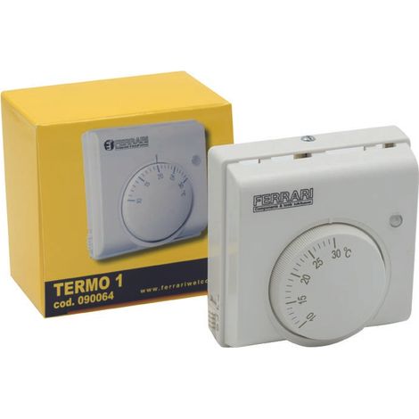 Termostato ambiente electromecánico de pared thermo1
