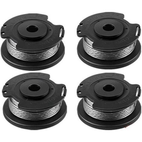 QORVA-Lot de 4 bobines de fil de coupe pour débroussailleuse Bosch Easygrasscut 23, 26, 18, 18-230