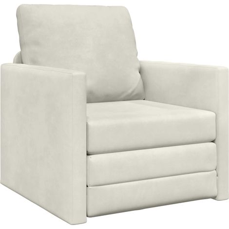 Maison Exclusive - Schlafsofa Creme 74 x 77 x 81 cm Samt
