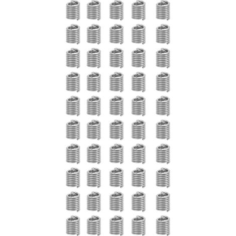 50 inserts filetés (unités américaines) pour la réparation de trous filetés 1/4 po - 202D (1/5)