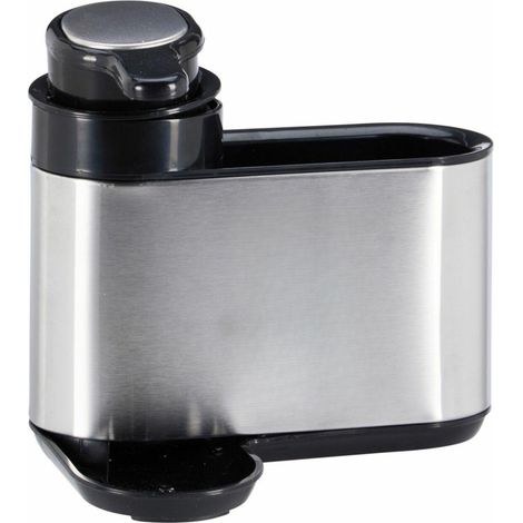 Dispenser di sapone in acciaio inox con maniglia
