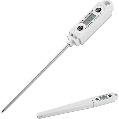 Termómetro electrónico para carne con sonda de inserción de 20 cm (1/4)