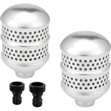 2 têtes d'arrosage à bulles, diffuseur robuste en aluminium pour jardin extérieur (1/4)
