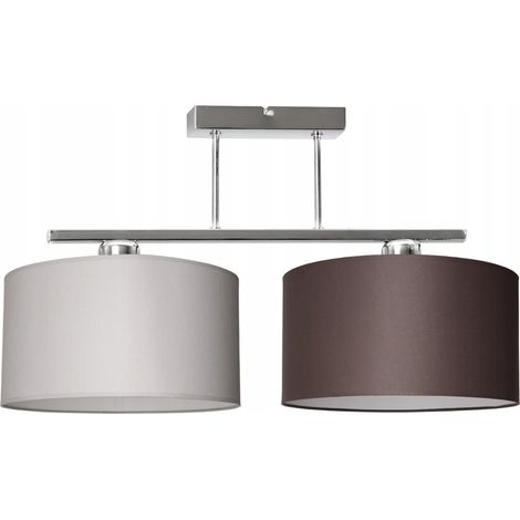 LAMPADA A SOSPENSIONE MODERNA, PARALUME IN MATERIALE CROMATO, LED (1/5)