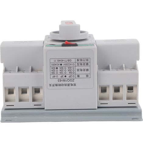 1 disjoncteur/inverseur de source automatique intelligent triphasé 380 V 63 A (1/5)