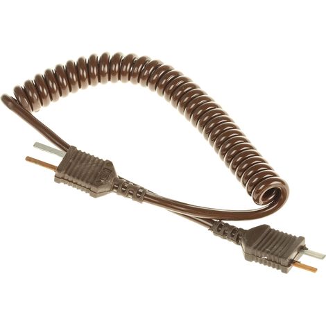 Câble mini fiche à mini fiche RS PRO pour Mâle/mâle de thermocouple T avec connexion miniature ( Prix pour 1 ) (1/2)