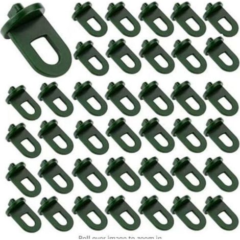 50 pinces de fixation pour serres suspendues - Supports pour plantes - (1/3)