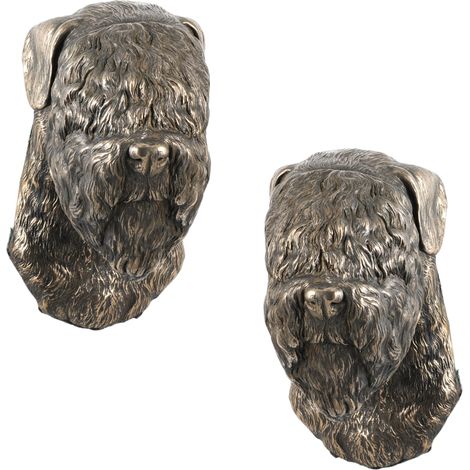 Terrier nero russo - statuetta di cane, busto da appendere, decorazione unica per gli amanti dei cani di Art-Dog (1/5)