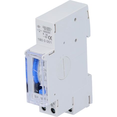 SUL180a interrupteur horaire mécanique Quartz 15 Minutes 24 heures outil de synchronisation industriel 220 V (1/5)