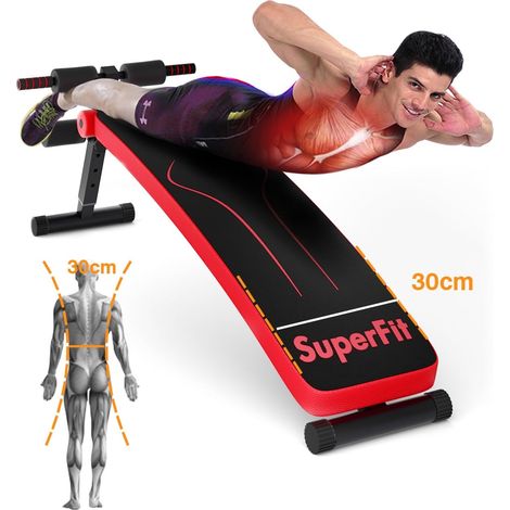 Foldable Sit-Up Bench, Adjustable, 200kg Capacity (1/5)