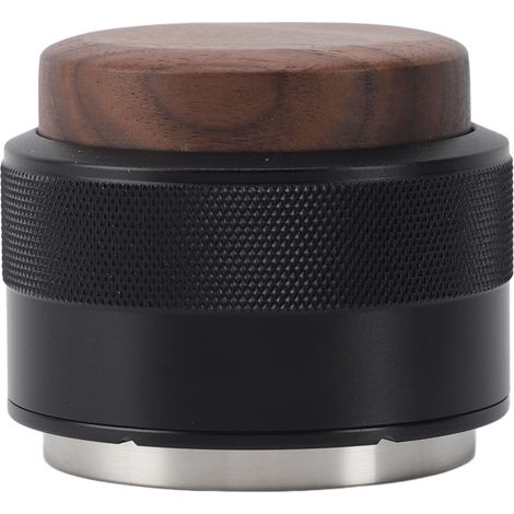 Tamper per Caffè 51mm con Distributore – Pressione Costante, Acciaio Inox 304 e Manico in Legno di Noce – Design Elegante – Ideale per Macchine Espresso Domestiche (1/5)