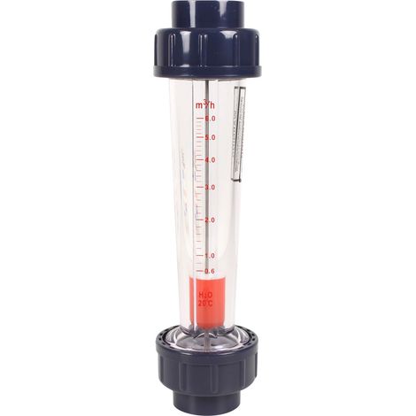 Débitmètre à ludion - flotteur ABS - 600-6000L/h - Raccords PVC 40 mm à coller (1/5)
