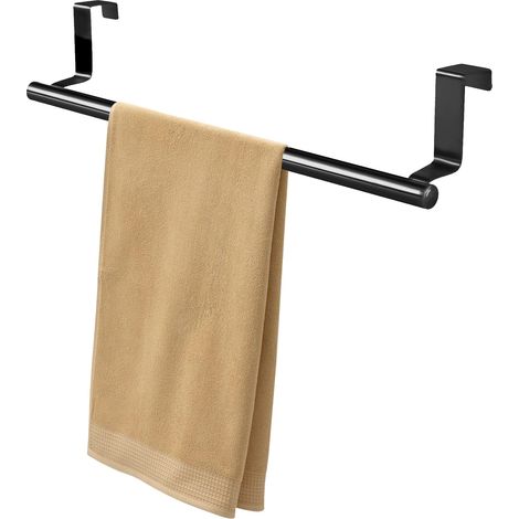 Porte-serviettes au-dessus de la porte, porte-serviettes sans perçage avec coussinets de protection, antidérapant sur le porte-serviettes de l'armoire (1/5)