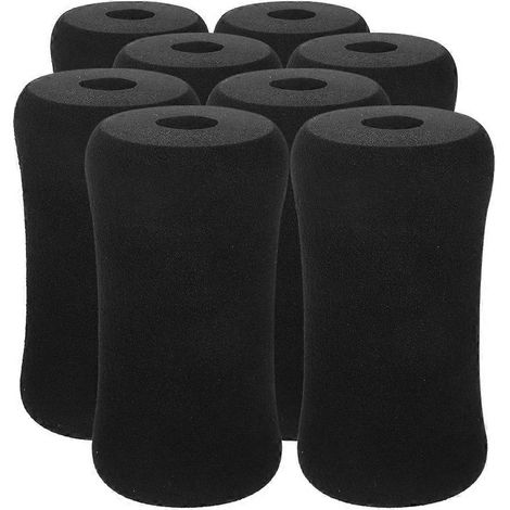 Lot de 16 housses de rechange en mousse pour pieds de tapis de sol à rouleaux d'équipement de gym (1/5)