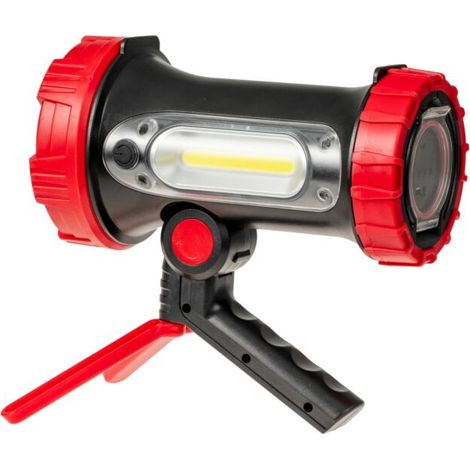 LED-Taschenlampe mit Akku, beweglichem Griff, 350 lm + 180 lm - 100-OS-215 (1/2)