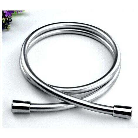 Flexible de douche Tuyau de douche Tuyau de pommeau de douche à main Rallonge de tuyaux flexibles-1m