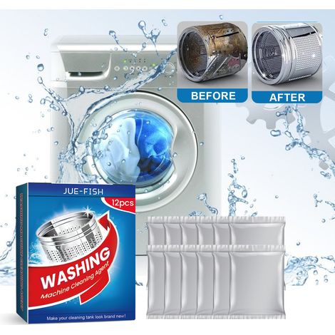 Washing Machine Cleaner, Automatic Drum Washing Machine Cleaning Sheets - 12pcs/box (1/5)