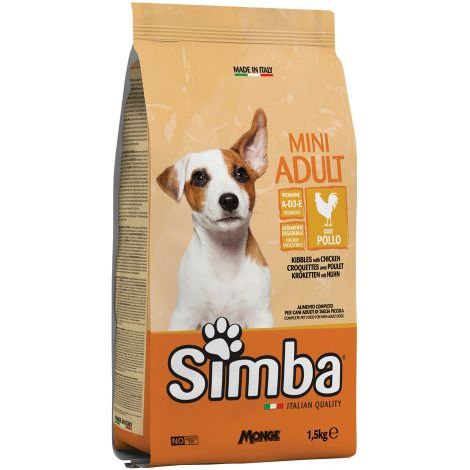 CROCCHETTE PER CANI 'MINI ADULT' pollo - kg 1,5