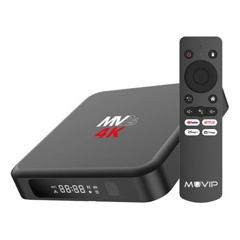 Muvip MV23 Mini PC Smart TV 4K 5G - Android 14 - Quad Core - 4GB RAM - 32GB - Color Negro
Especificaciones:
-CPU: All Winner H618 Quad core ARMÂ® Cort