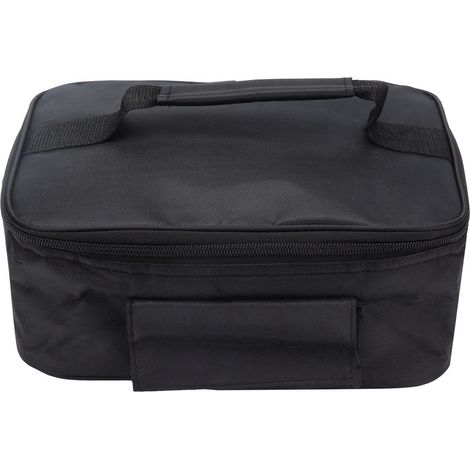 Tragbare Mini-Auto-Mikrowelle, 12V Elektroofen, Schnellheizfunktion, ideal für Picknickboxen, Reisen, Camping, Kochen, Schwarz (1/5)