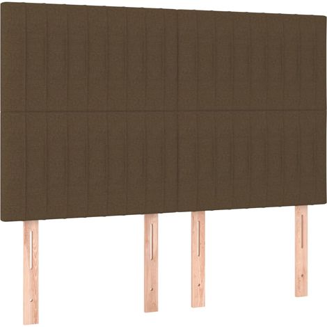 Maison Exclusive - Cabecero de cama marrón oscuro 144x5x118/128 c (1/5)