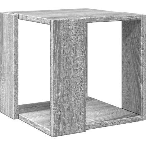 vidaXL Tavolino da Salotto Grigio Sonoma 32x32x30cm Legno