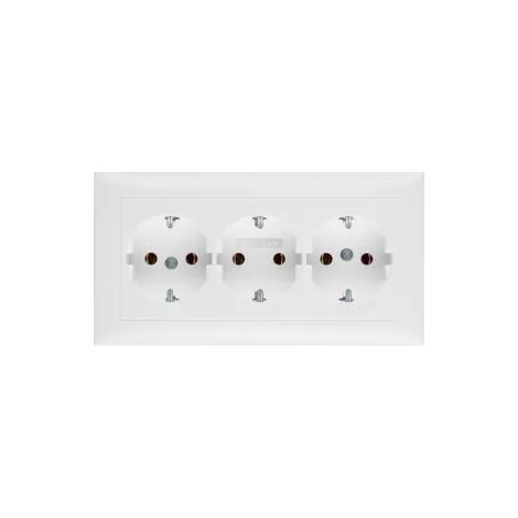 Berker Steckdose SCHUKO 3f m Abdpl. S.1 pw matt 47661909 (1/2)