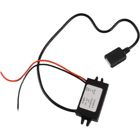 Convertisseur abaisseur DC-DC 12V vers 5V 3A, module d'alimentation USB régulateur de tension (1/5)