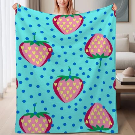 Couverture de lit en polaire, couverture de luxe douce en microfibre pour le printemps, décoration de chambre à coucher, cadeau parfait pour femmes hommes, 6080 pouces (1/4)